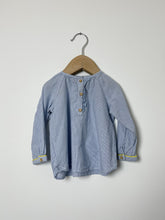 Load image into Gallery viewer, Blue Zara Shirt Size 3/6 Months
