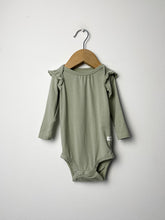 Load image into Gallery viewer, Green Loulou Lollipop Bodysuit Size 0-3 Months
