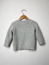 Load image into Gallery viewer, Grey Barefoot Dreams Sweater Size 12-18 Months
