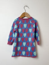 Load image into Gallery viewer, Hearts Hatley Sweater Dress Size 12-18 Months
