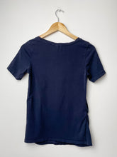 Load image into Gallery viewer, Maternity Navy H&amp;M Shirt Size Small
