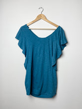Load image into Gallery viewer, Maternity Blue Jessica Simpson Shirt Size Small
