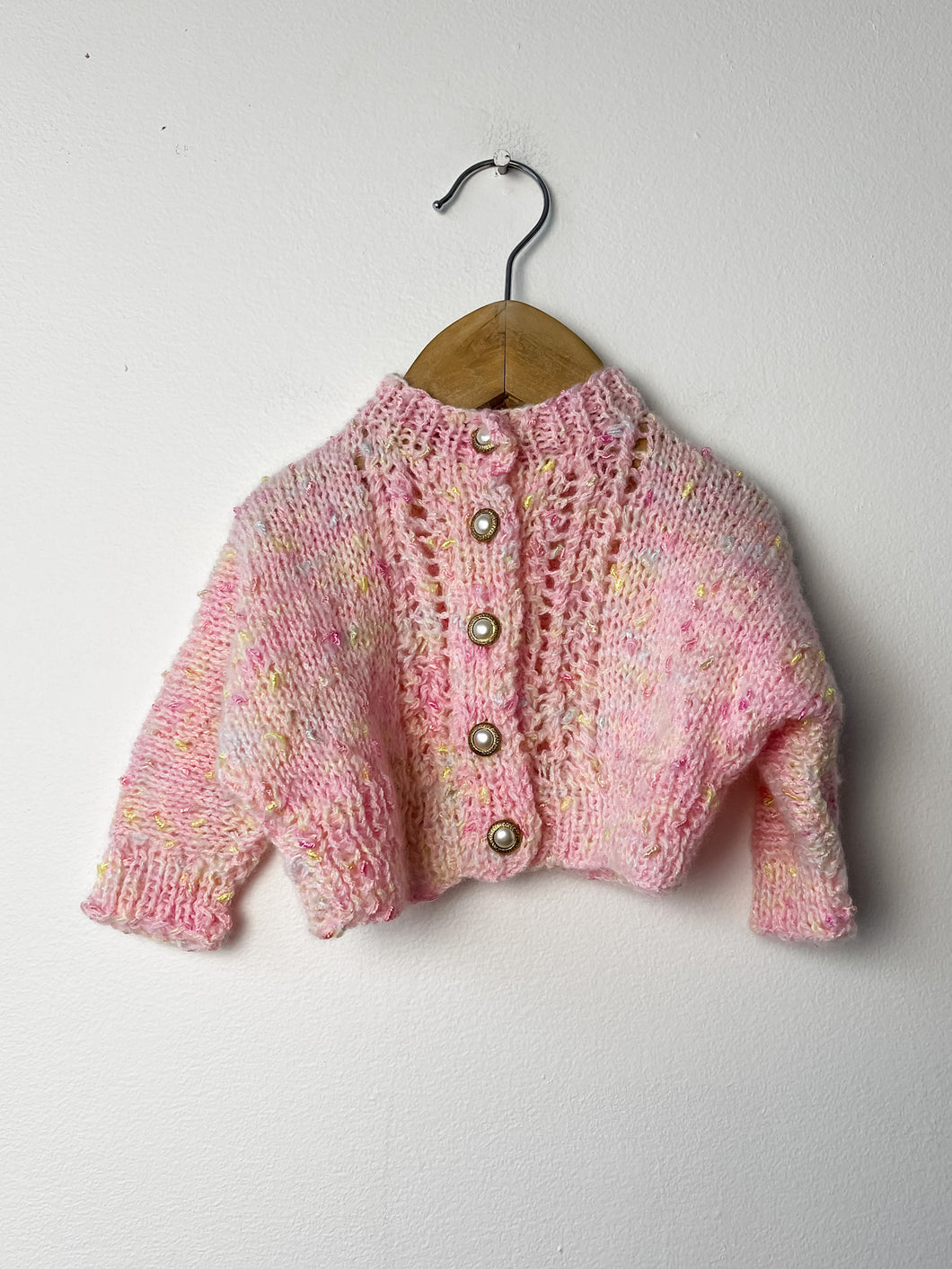 Pink Knit Sweater Size 3-6 Months