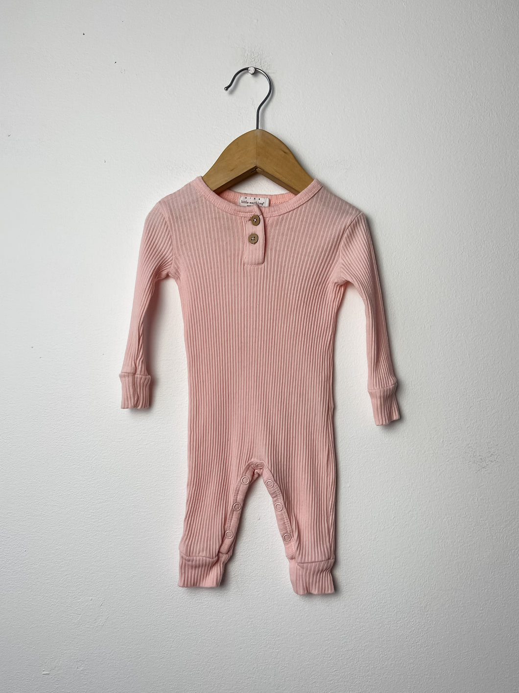 Pink Rise Little Earthling Romper Size 3-6 Months