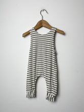 Load image into Gallery viewer, Striped Refashioned Rompers Romper Size 0-3 Months
