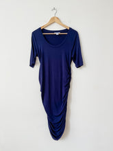 Load image into Gallery viewer, Maternity Blue Motherhood Dress Size Medium
