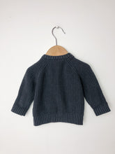 Load image into Gallery viewer, Blue H&amp;M Knit Sweater Size 2-4 Months
