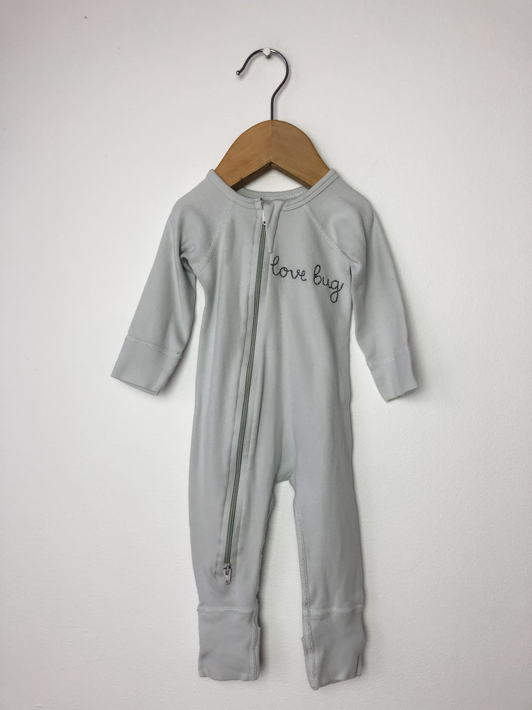 Grey Not So Mumsy x Sapling Romper Size 0-3 Months
