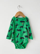 Load image into Gallery viewer, Boys Green Dino Gap Onesie Size 6-12 Months
