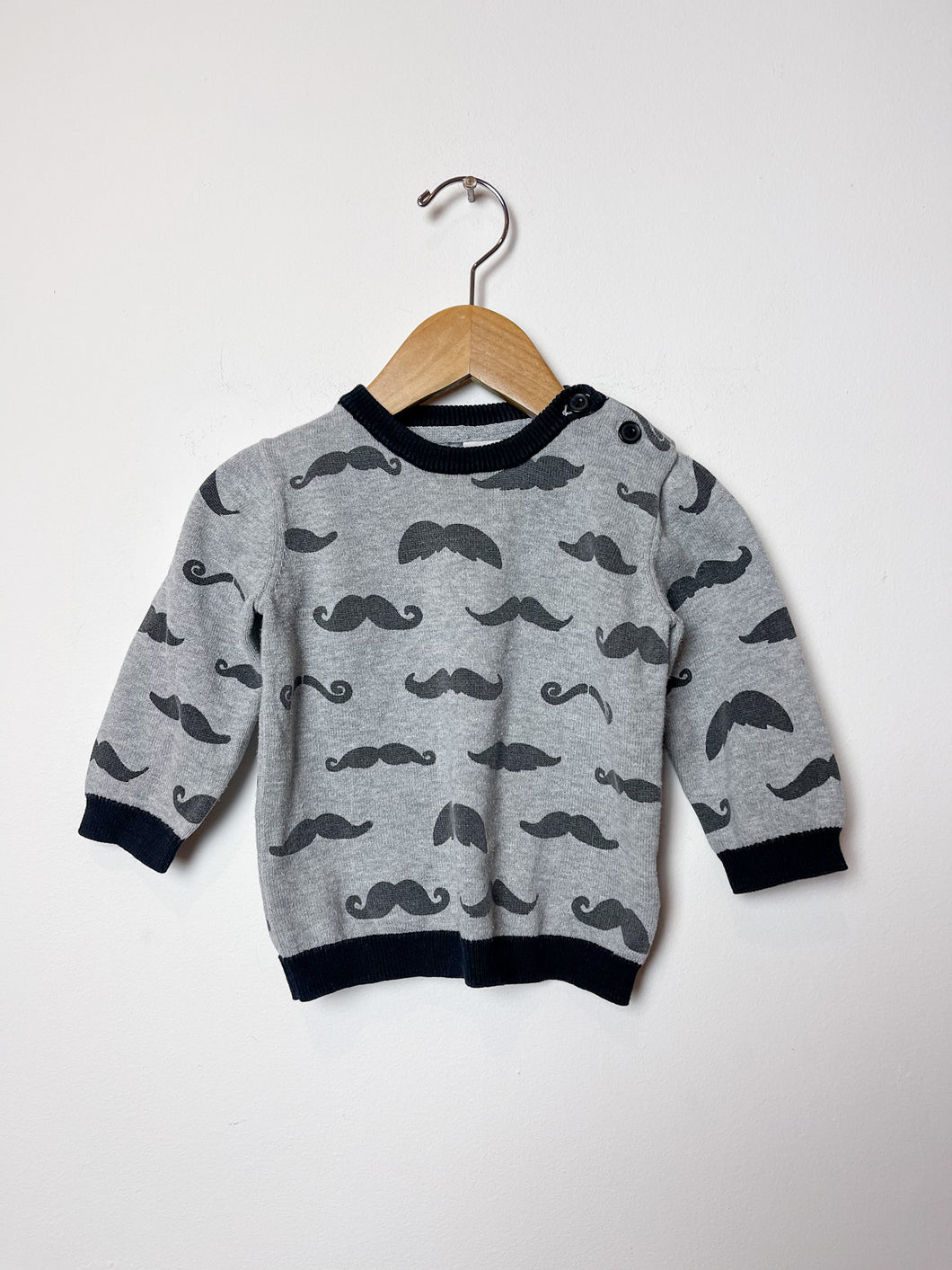 Boys Grey H&M Sweater Size 9-12 Months