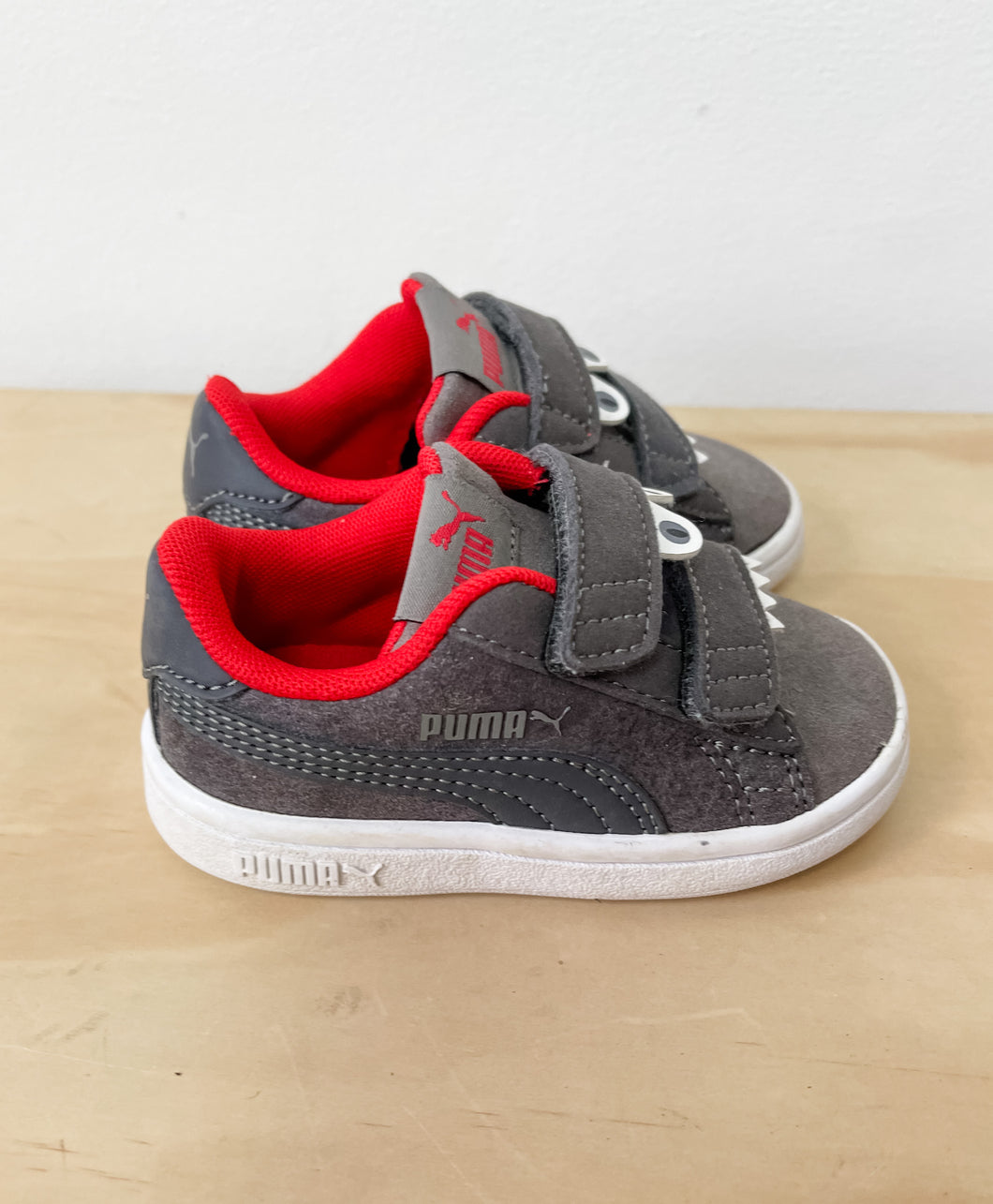Grey Puma Shoes Size 4