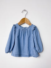 Load image into Gallery viewer, Girls Blue Gap Shirt Size 12-18 Months
