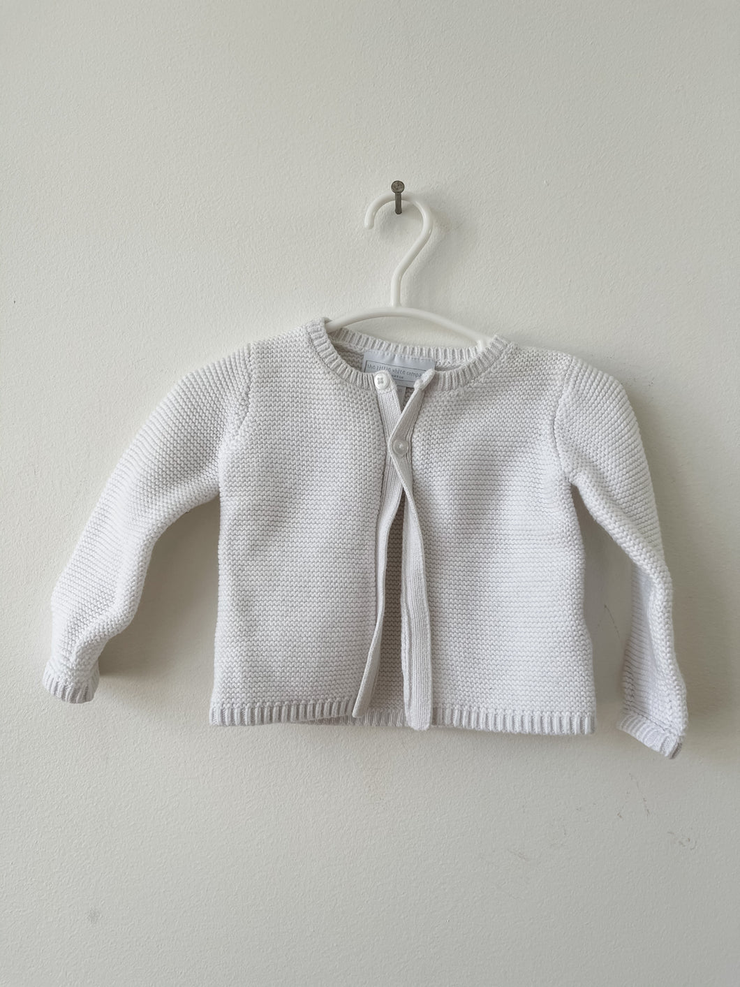 Cream Little White Company Cardigan Size 0-3 Months