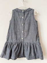 Load image into Gallery viewer, Chambray Gap Dress Size 18-24 Months
