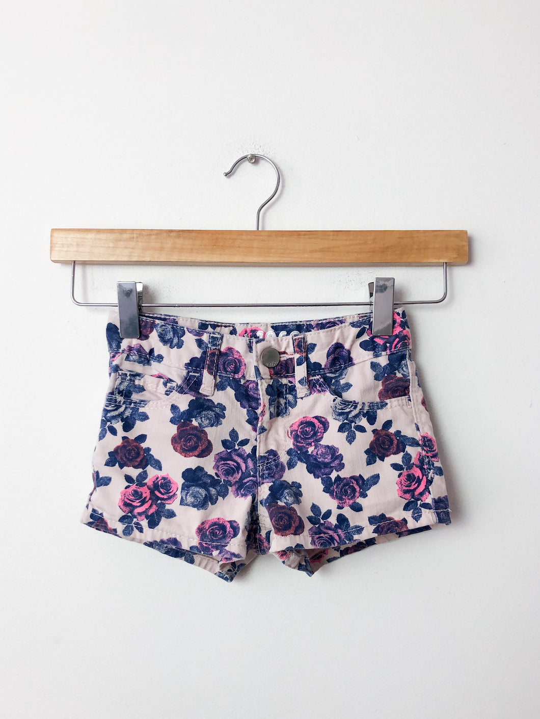 Girls Floral Gap Shorts Size 4