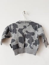 Load image into Gallery viewer, Girls Grey Camo Kardashian Kids Sweater 3 Months
