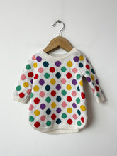 Load image into Gallery viewer, Polka Dot Gap Sweater Dress Size 3-6 Months

