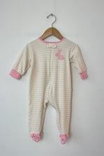 Load image into Gallery viewer, Girls Pink Gerber Organic 2 Pack Sleepers Size 6-9 Months
