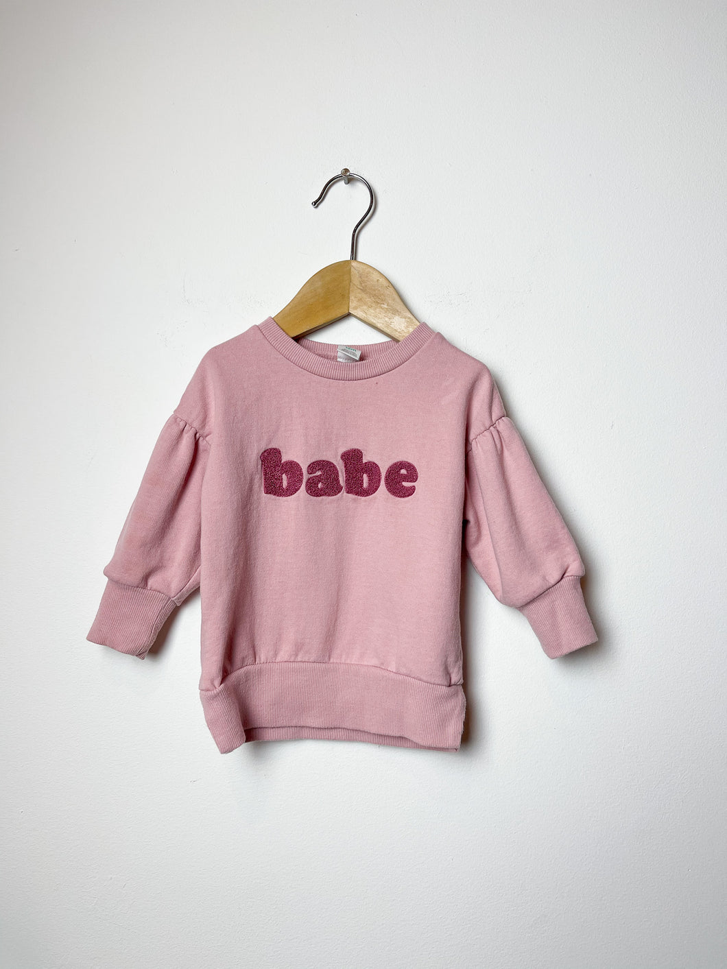 Girls Pink Petit Lem Sweater Size 12 Months