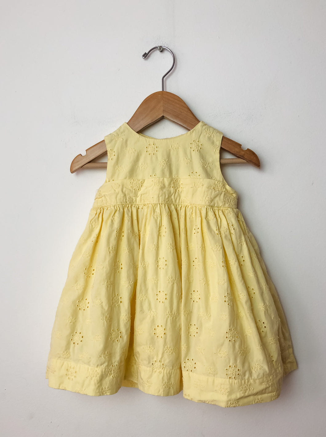 Yellow Gap Dress Size 6-12 Months