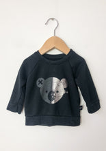 Load image into Gallery viewer, Black Hux Baby Sweater Size 3-6 Months

