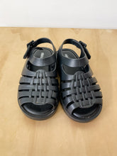 Load image into Gallery viewer, Black Mini Melissa Fisherman Sandals Size 9
