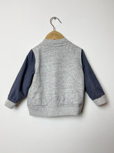 Load image into Gallery viewer, Grey Gap Bomber Jacket Size 18-24 Months
