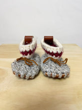 Load image into Gallery viewer, Grey Slippers Size 3
