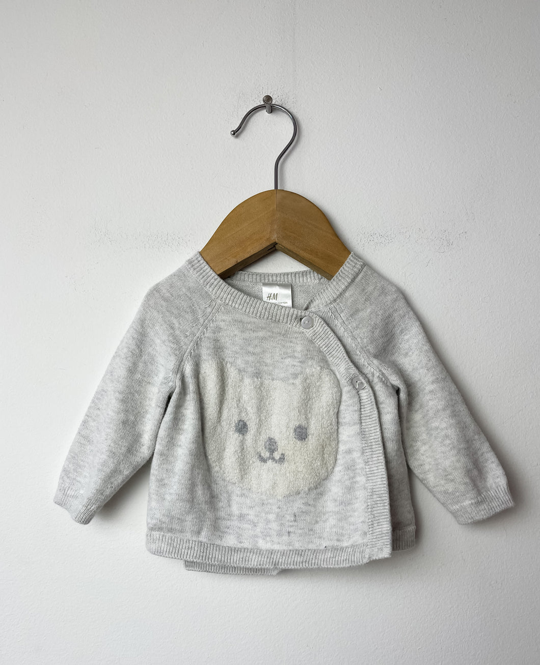 Kids Grey Organic Sweater Size 0-1 Months