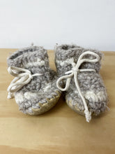 Load image into Gallery viewer, Grey Padraig Slippers Size 6-12 Months
