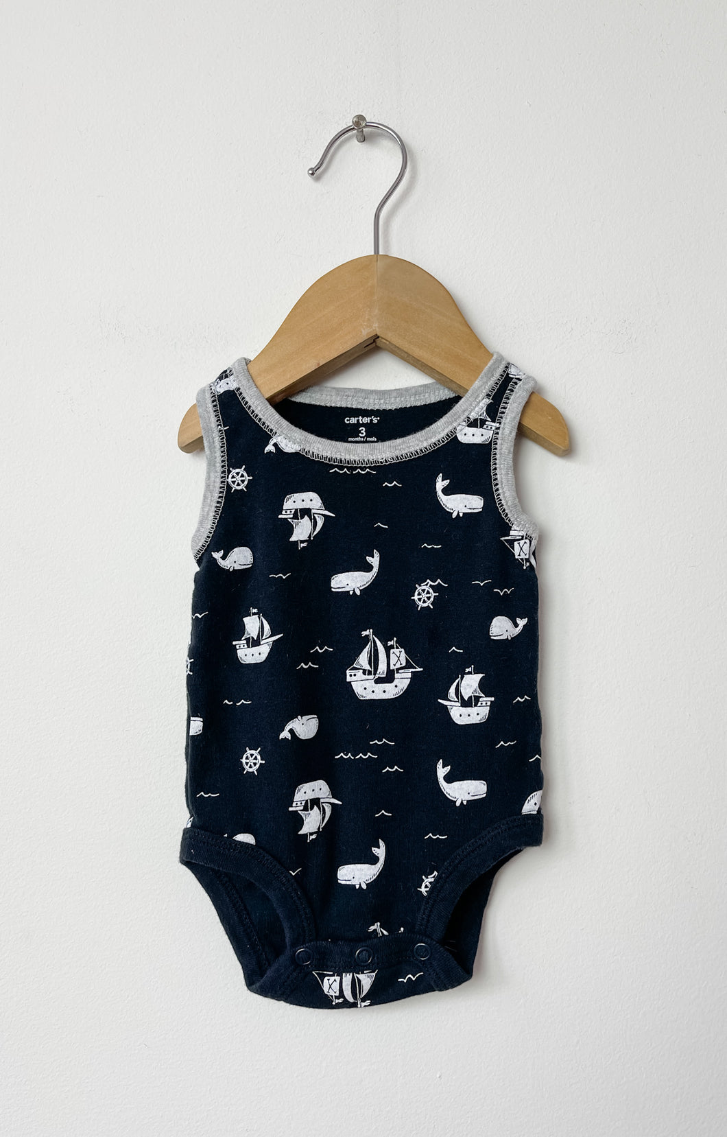 Carters 4 Pack Bodysuits Size 3 Months