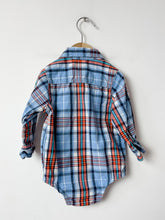 Load image into Gallery viewer, Plaid Osh Kosh Bodysuit Size 12 Months
