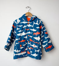 Load image into Gallery viewer, Kids Blue Hatley Rain Jacket Size 3T

