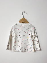 Load image into Gallery viewer, Kids White Indigo Shirt Size 12-18 Months
