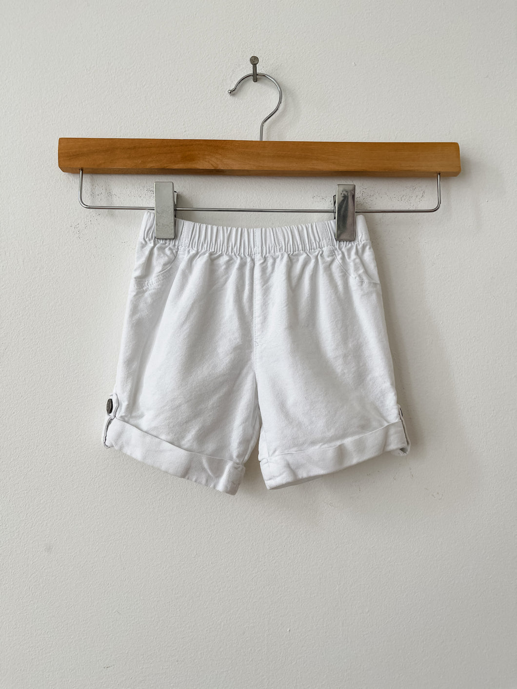 Kids White Wendy Bellissimo Shorts Size 6 Months