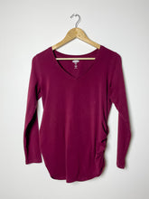 Load image into Gallery viewer, Maternity Burgundy Old Navy Shirt Size Medium

