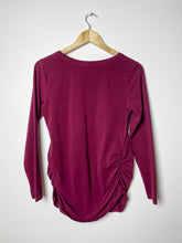 Load image into Gallery viewer, Maternity Burgundy Old Navy Shirt Size Medium
