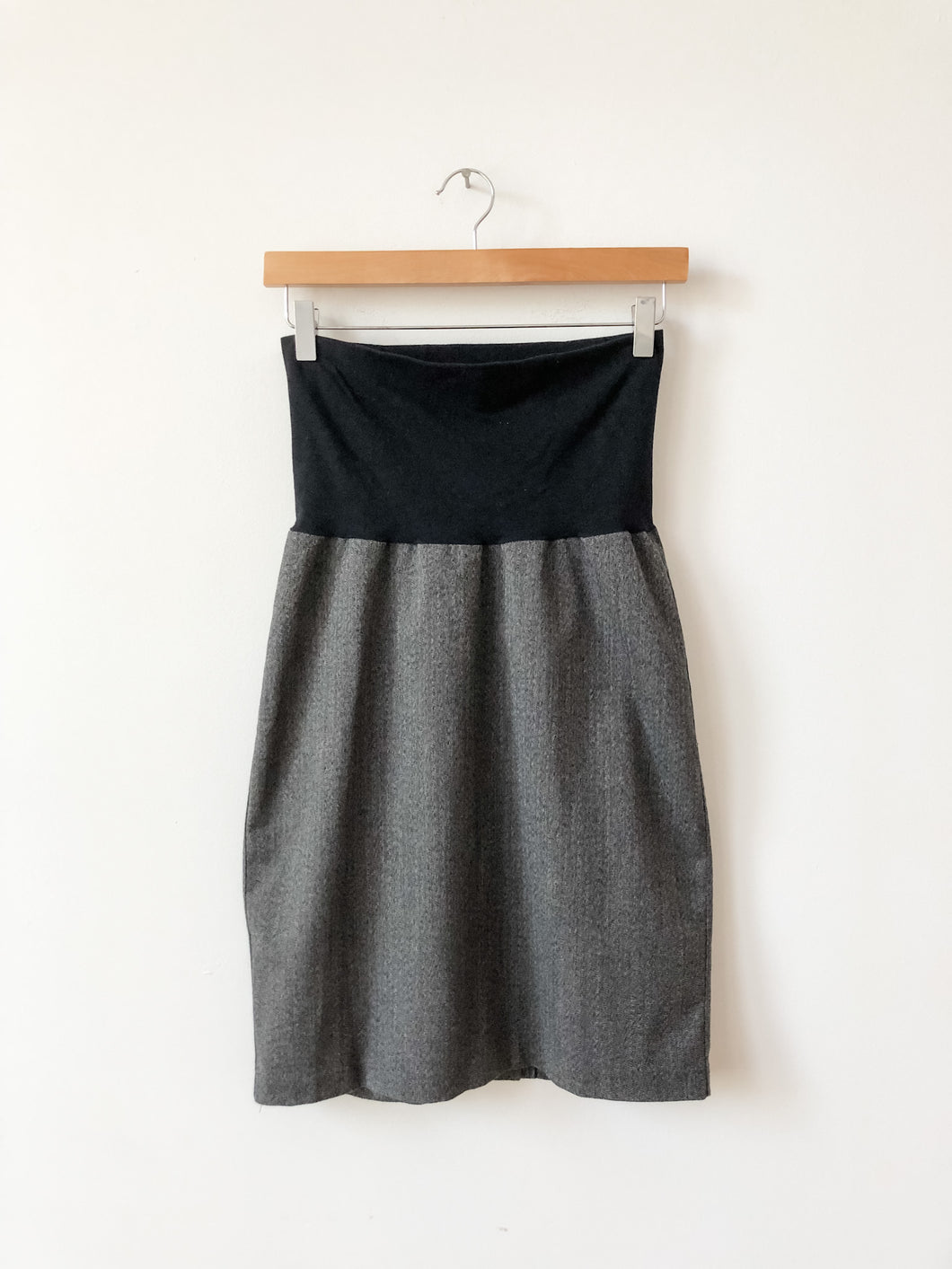 Maternity Grey Hazel & Co Skirt Size Small