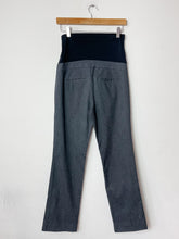 Load image into Gallery viewer, Maternity Grey Stork &amp; Babe Slacks Size Small
