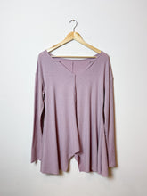 Load image into Gallery viewer, Maternity Lilac Shirt Size Small
