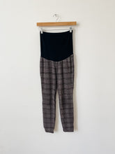 Load image into Gallery viewer, Maternity Plaid Motherhood Leggings Size Small
