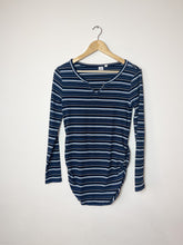Load image into Gallery viewer, Maternity Striped Gap Shirt Size Small
