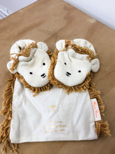 Load image into Gallery viewer, Meri Meri Lion Booties Size 0-6 Months
