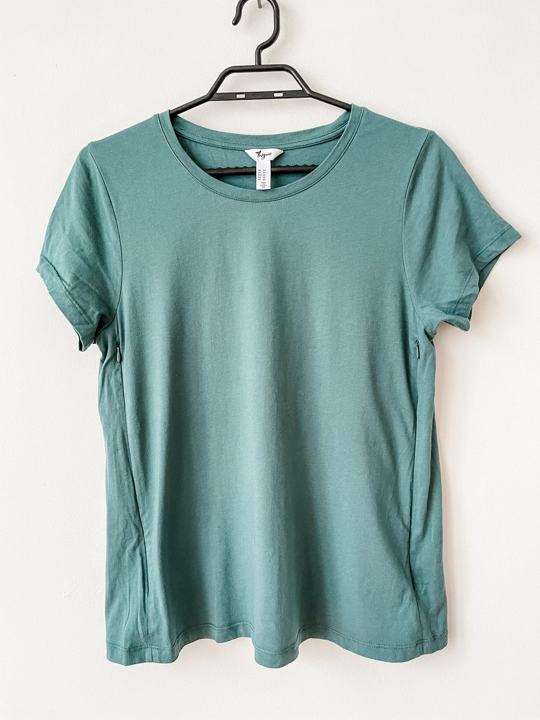 Nursing Green Thyme Shirt Size Small