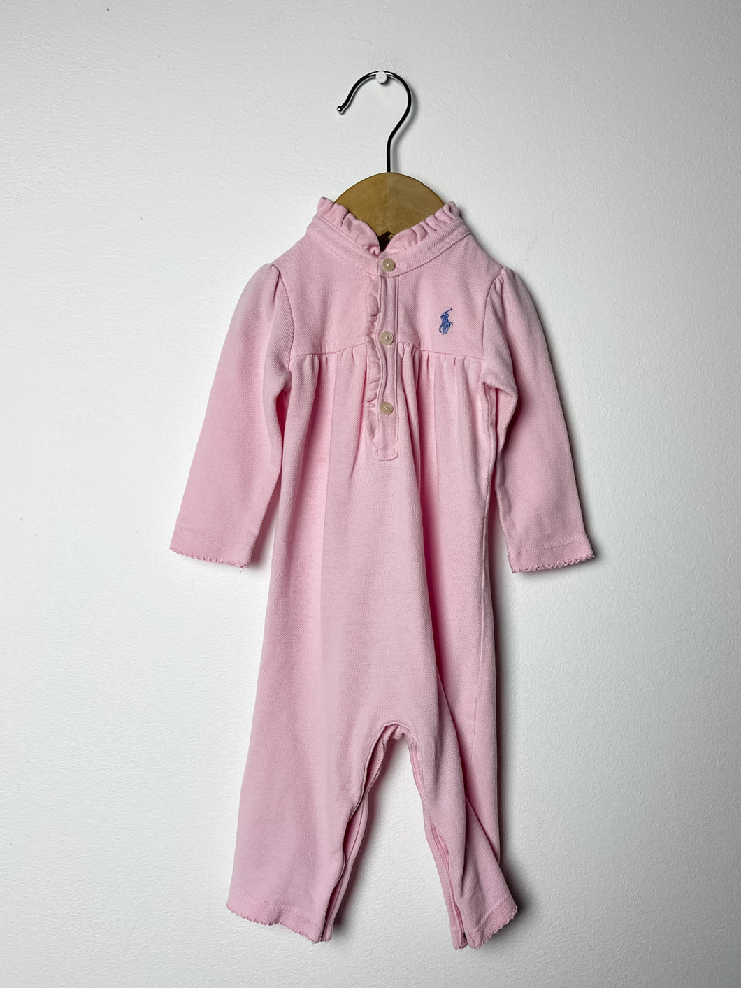 Pink Ralph Lauren Romper Size 6 Months