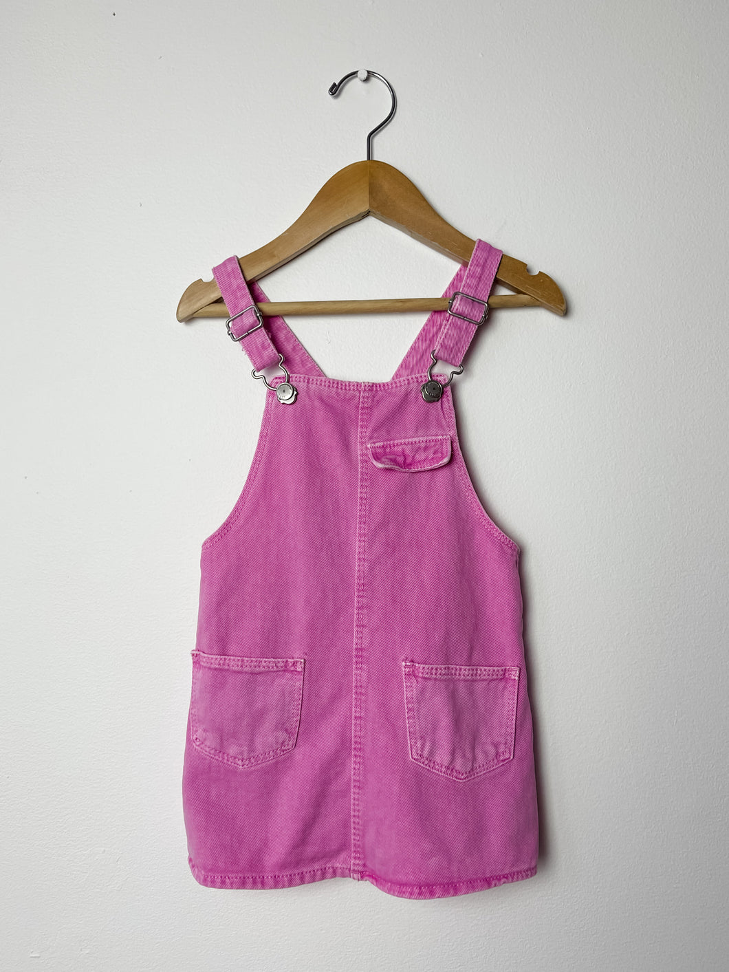 Pink Denim Zara Overall Dress Size 18-24 Months