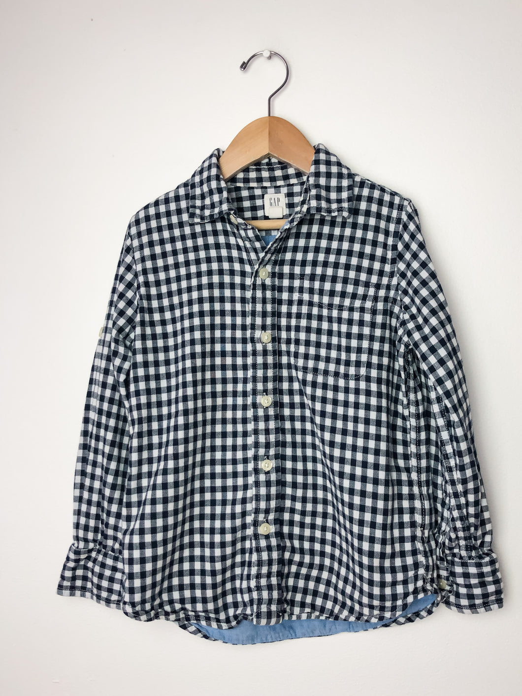 Plaid Gap Shirt Size 6-7