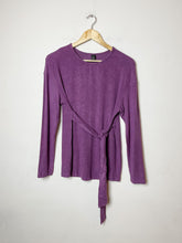 Load image into Gallery viewer, Purple Shein Maternity Sweater Size Small
