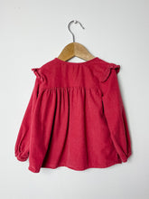 Load image into Gallery viewer, Red Corduroy H&amp;M Shirt Size 12-18 Months
