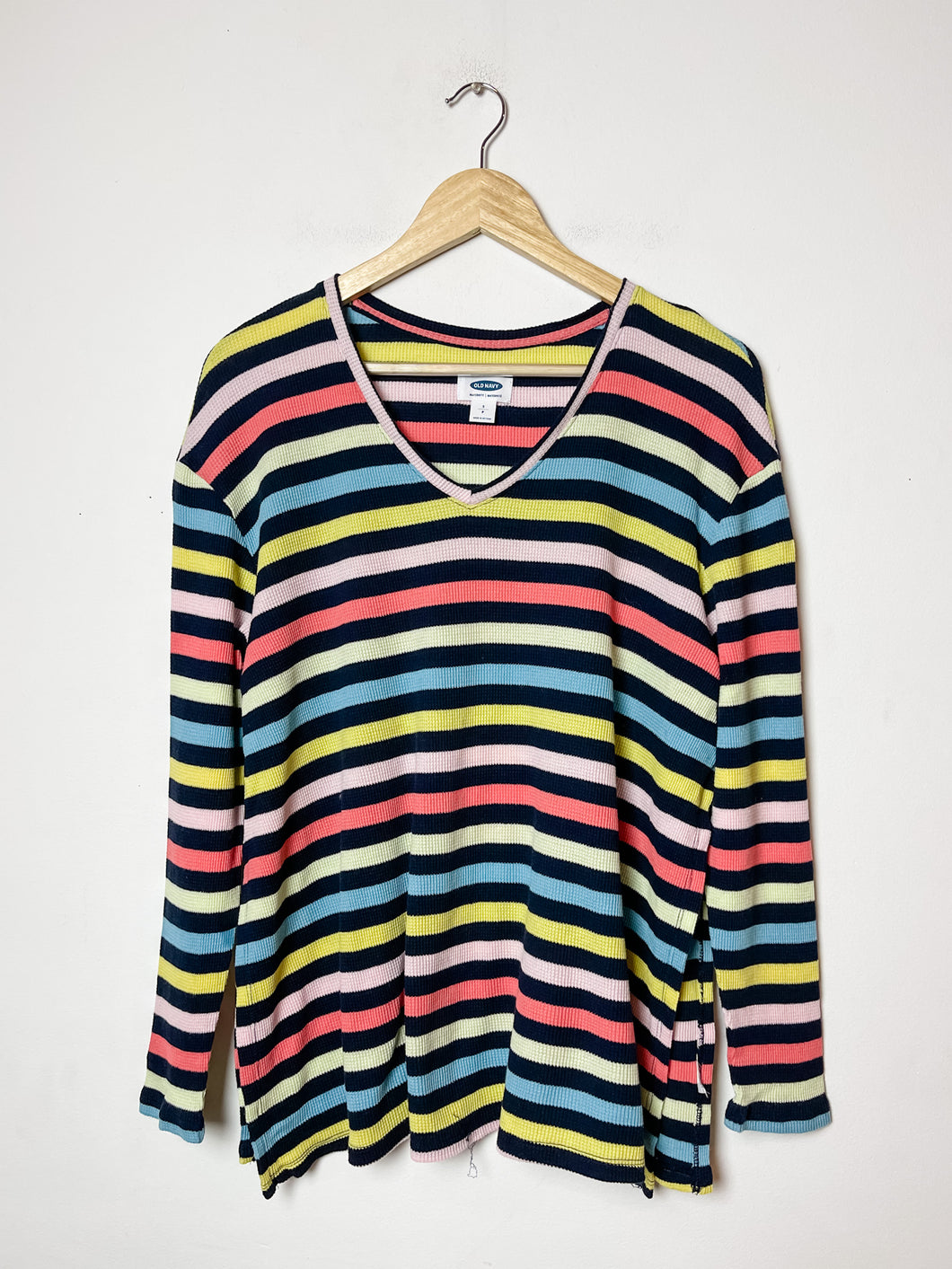 Striped Old Navy Maternity Shirt Size Small